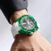 Haofa Crystal Transparent Mechanical Men's Watch Tourbillon Full Sapphire Case Manual Wristwatch 2388
