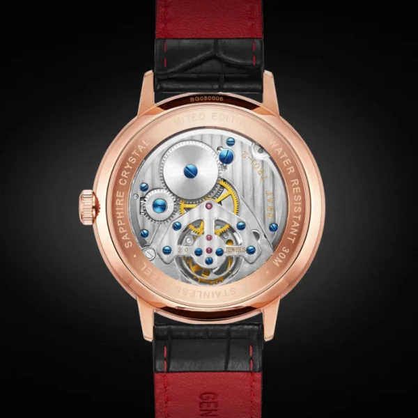 Beijing 60th Anniversary Special Color Edition 43mm mechanical watch luxury fashion casual men leather classic watch automatic