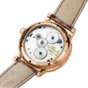 Haofa 18K Solid Gold Double Tourbillon Manual Mechanical Mens Watch Sapphire Business Casual Watches for Man K001