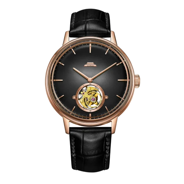 Beijing 60th Anniversary Special Color Edition 43mm tourbillon mechanical automatic watch leather skeleton man watch men fashion