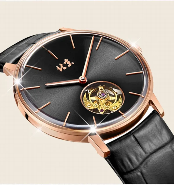 Beijing Watch 60th Anniversary Commemorative Edition 40mm Automatic mechanical watch leather classic simple casual watch man