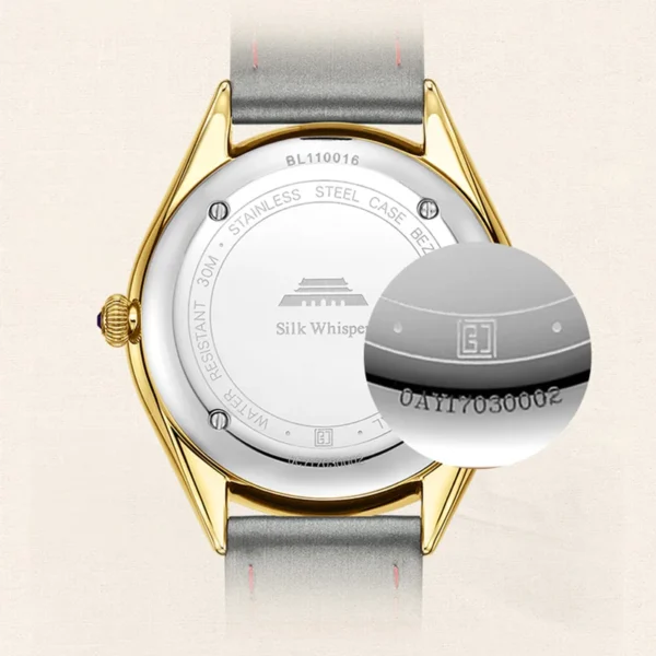 Beijing Suzhou Embroidery Lily of the Valley Watch 38mm lady watch luxury elegant woman leather watch quartz minimalist watch