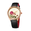 Beijing Suzhou Embroidery Rose Watch 38mm minimalist leather lady watch woman luxury elegant stainless steel woman fashion watch