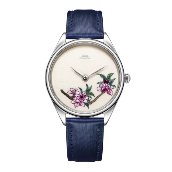 Beijing Suzhou Embroidery Peach Blossom Watch 38mm lady woman watch luxury elegant classic watch fashion casual watch women