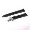 18Mm Watch Band For Wristwatch Men Women Replacement Stylish Durable Premium Black White Line Strong Metal Clasp