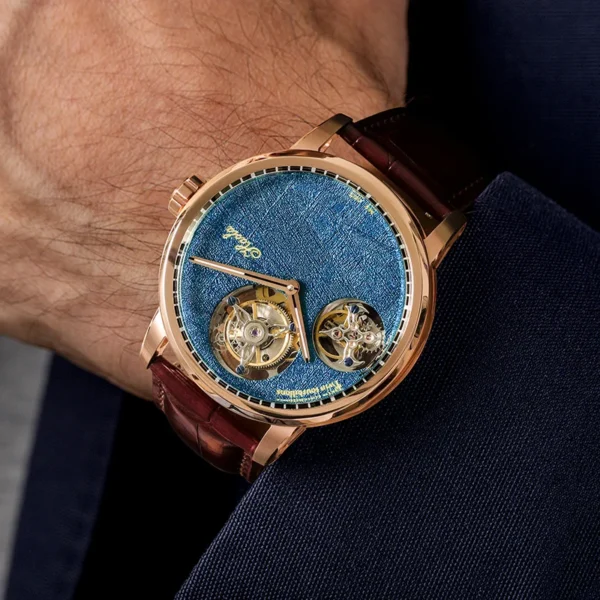 Haofa Double Tourbillon Flying Tourbillon Manual Mechanical Men's Watch Sapphire Wristwatches Skeleton Movement Watch 003