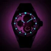 Haofa Crystal Transparent Mechanical Men's Watch Tourbillon Full Sapphire Case Manual Wristwatch 2388