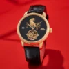 Beijing Year of the Tiger Tourbillon Watch 42mm mechanical watch automatic man business classic fashion men watch casual leather