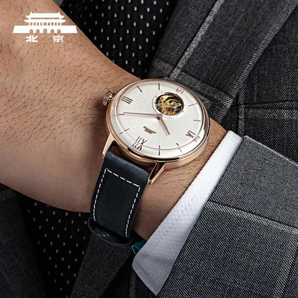 Beijing Bladelegant Tourbillon Watch Limited Edition 43mm mechanical watch automatic leather men man watch luxury business