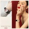Beijing Suzhou Embroidery Rose Watch 38mm leather lady watch minimalist woman watch luxury elegant fashion women wristwatch