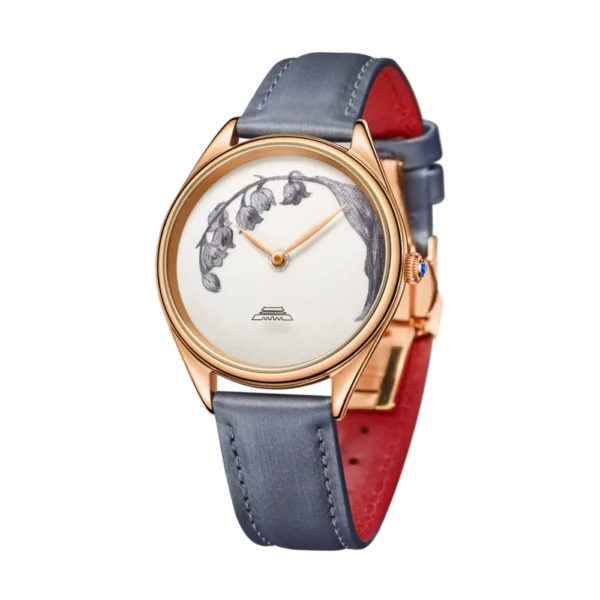 Beijing Suzhou Embroidery Lily of the Valley Watch 38mm minimalist woman watch lady luxury elegant wristwatch fashion quartz