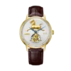 Beijing Flying Horse of Gansu Tourbillon Watch 43mm automatic mechanical watch business leather band fashion man men watch