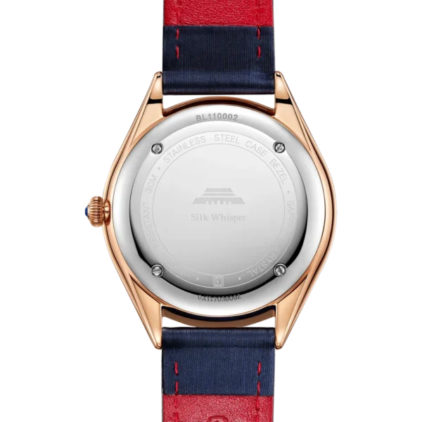 Beijing Suzhou Embroidery Peach Blossom Watch 38mm lady leather quartz wristwatch stainless steel woman fashion watch elegant