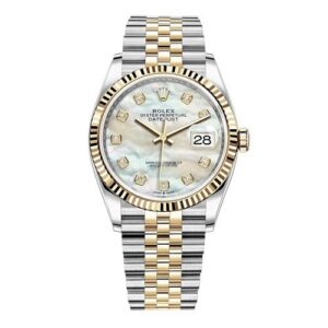 デイトジャスト 36 シェル文字盤 10Pダイヤモンド